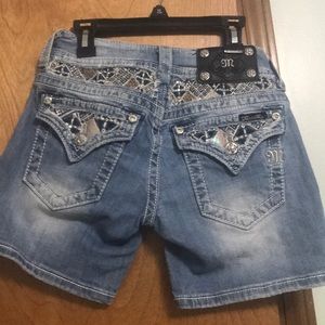 Miss Me Jean Mid Shorts